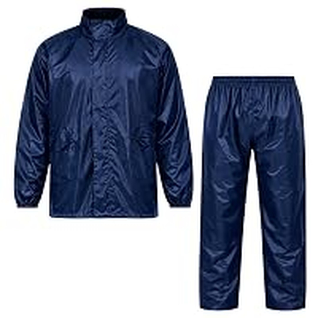 BENAVJI Men’s Waterproof Rain Wear Combo, Hooded Raincoat Suit with Pants for