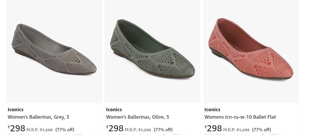 Iconics Women upto 77% off