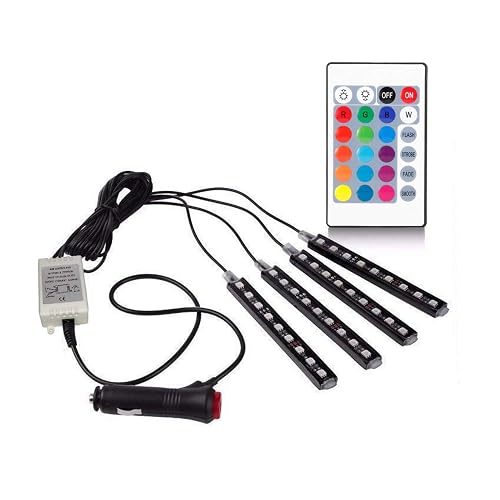AllExtreme EX09LRC 4x 9 LED Multi-Colour RGB Car Interior Decorative Light on Amazon