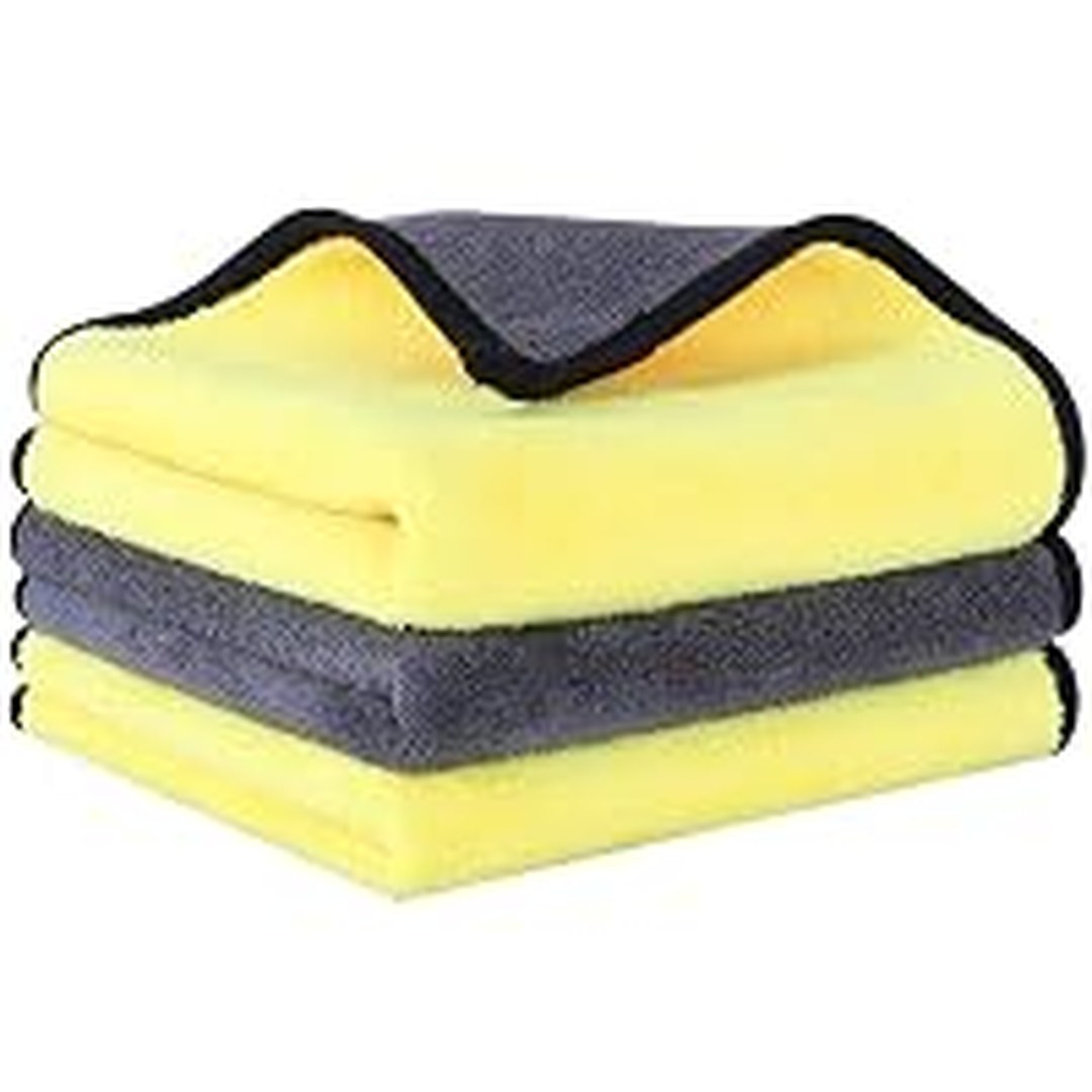 Woscher Microfiber Cloth for Car, Ultrasoft & Quick Drying Car Microfiber, 5 Pack