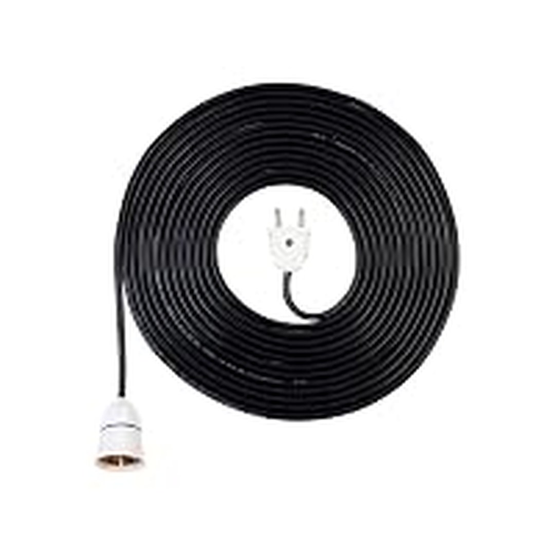 Ocko Bulb Holder with 0.5 MM Extension Cable with Flexible Wire & 2-Pin Plug