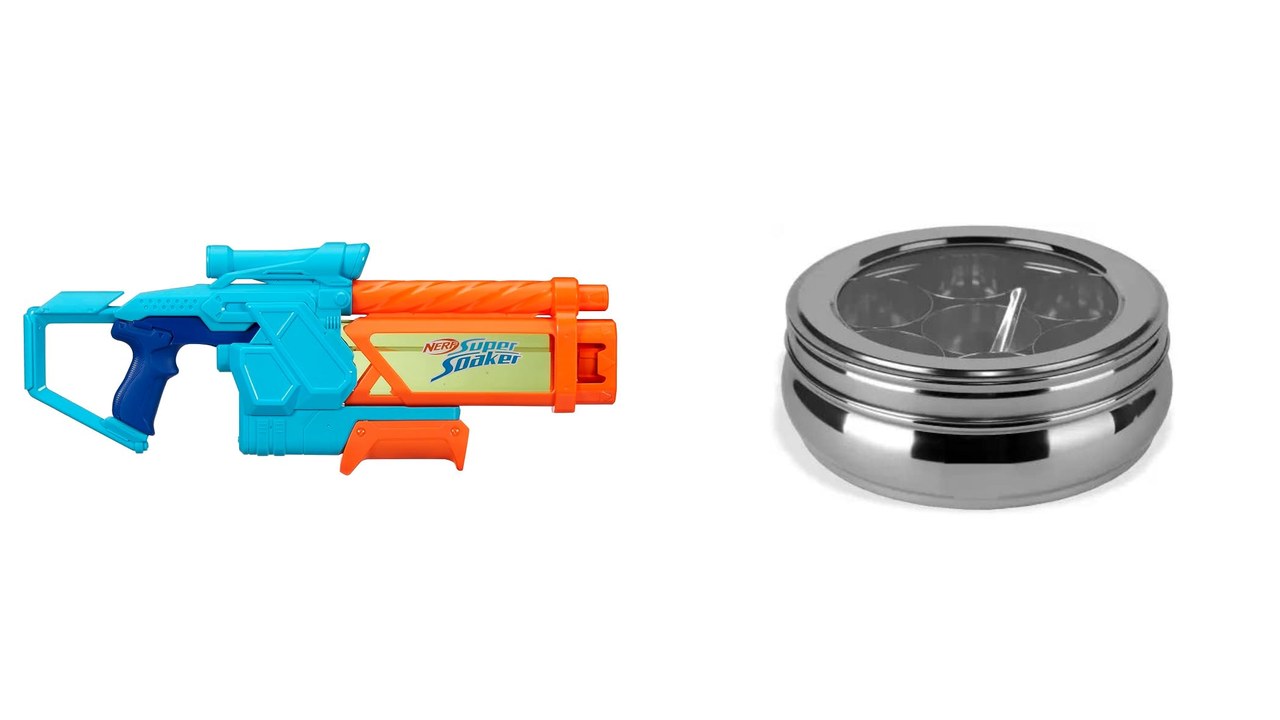 Nerf Super Soaker Mega Dunk-Fill Water Blaster | Easy Instant Fill Tank | Just D
