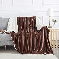 LA VERNE Super Soft Double Bed Sherpa Reversible Blanket on Amazon