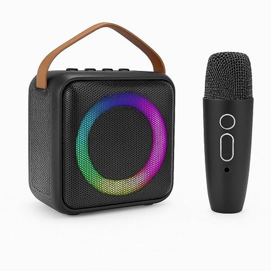 PartyBlast Karaoke Speaker and Wireless Mic for Kids Toddlers Bluetooth LED