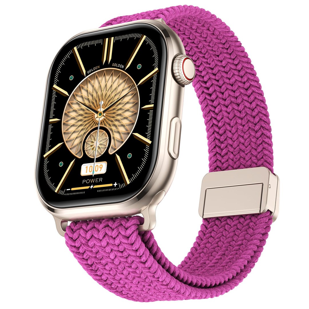 Fire-Boltt Brillia Smart Watch 2.02” Super AMOLED Display, Bluetooth Calling