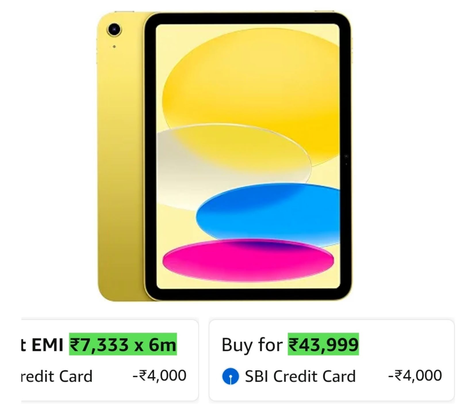 Apple iPad 11″: A16 chip, 27.69 cm (11″) Model, Liquid Retina Display, 128GB