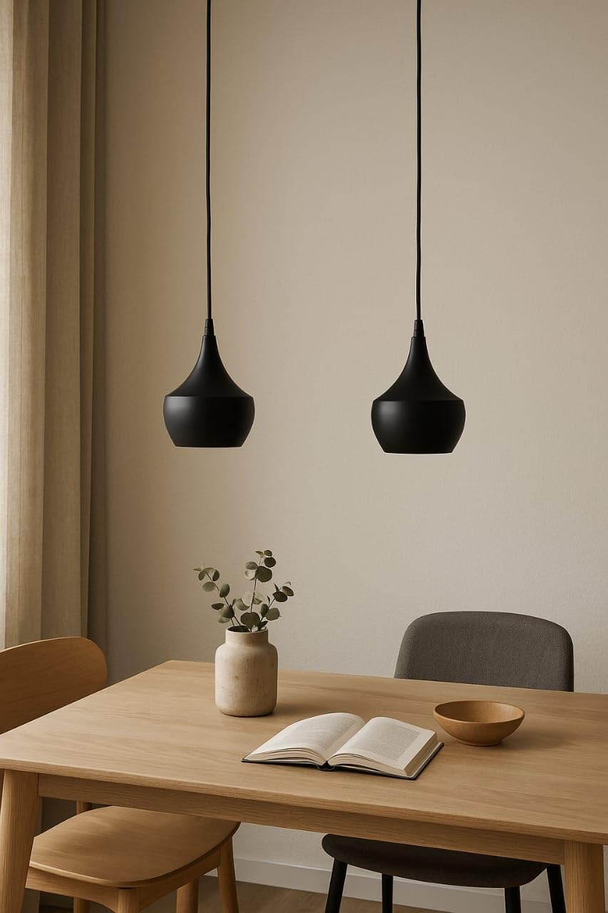 BENE JENA Pendant Lamp, Mild Steel Indoor Classic Hanging Pack of 2 on Amazon