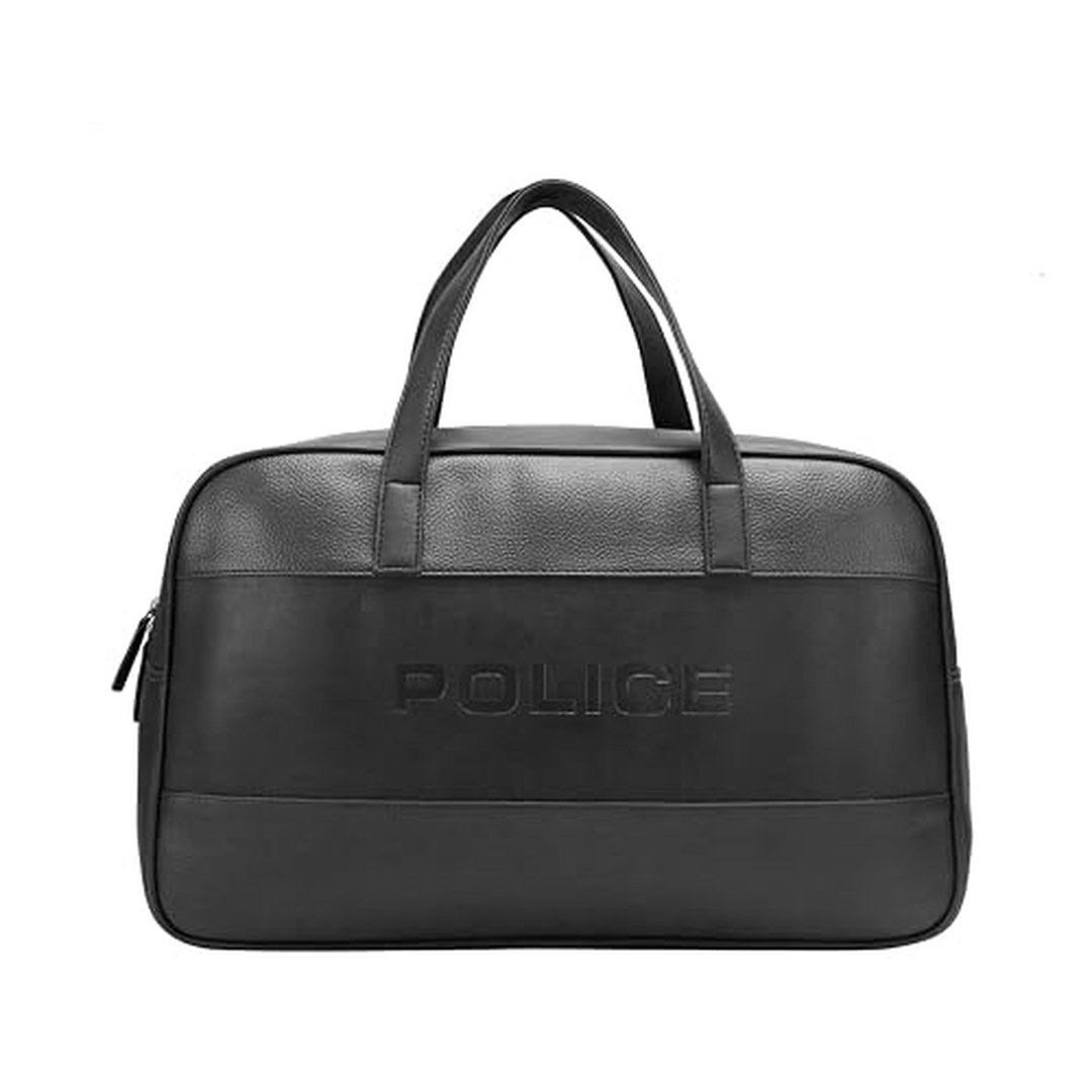Police Black Soft Duffle Bag (Unisex) 1 Main Compartment, , 1 Front Zip Pocket