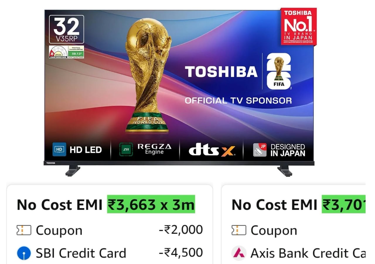 Toshiba 80 cm HD Ready Smart LED TV | Dolby Audio & DTS Virtual:X | Game Mode on Amazon