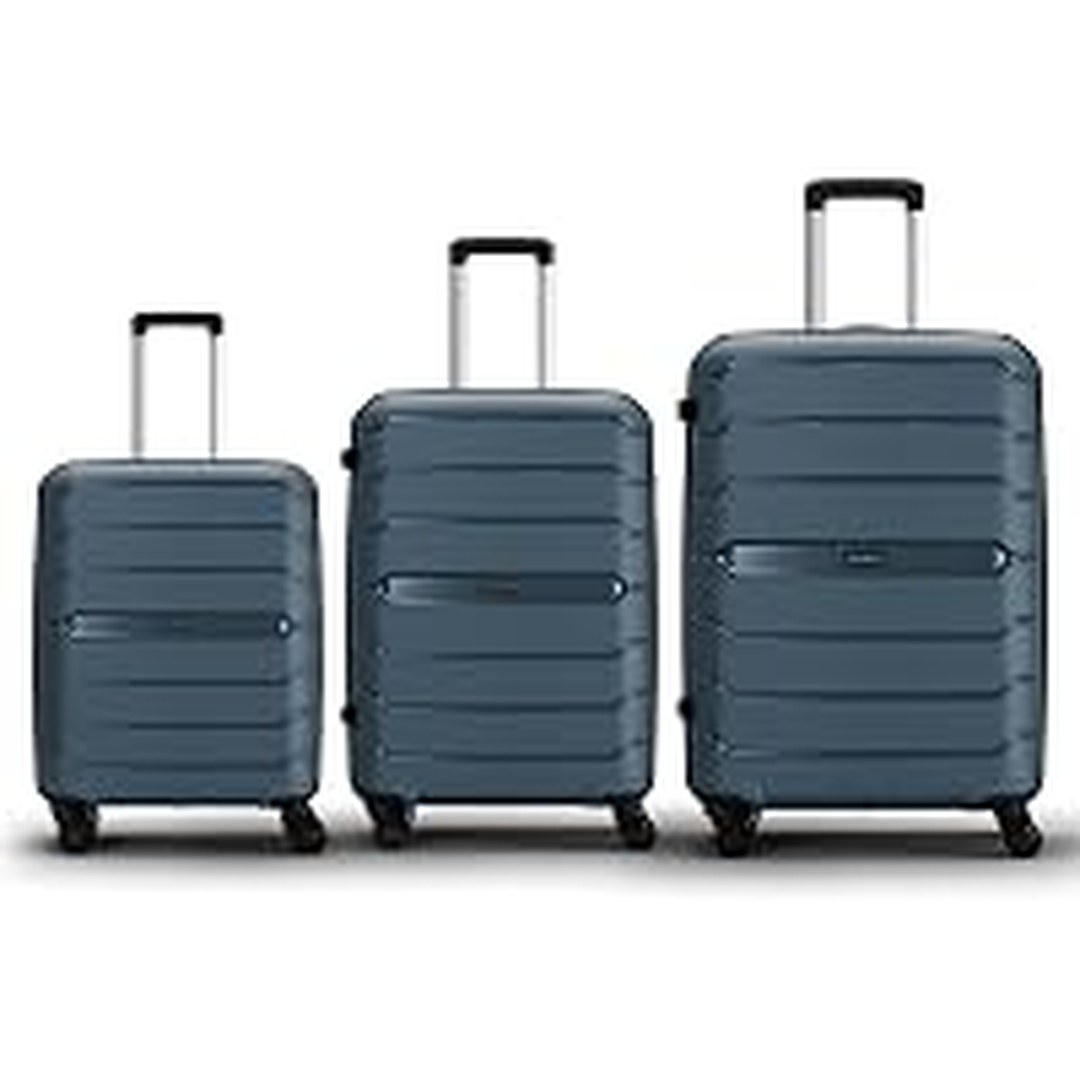 Aristocrat Liberty Set of 3 (Cabin+Medium+Large) Trolley Bag, 58+68+78Cm