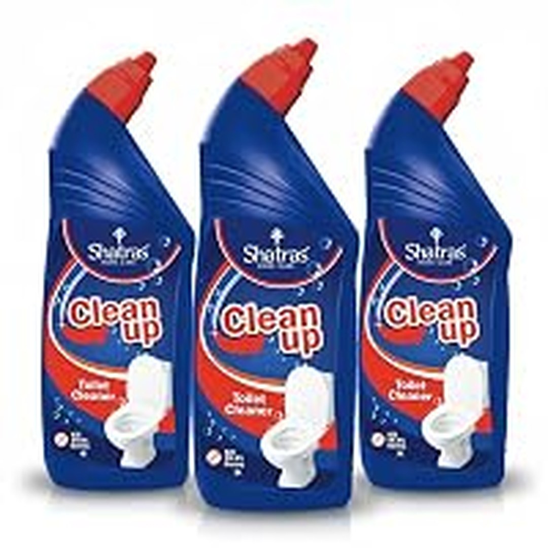 Shatras Toilet Cleaner Extra Thick Formula, Removes Tough Stains, Pack of 3