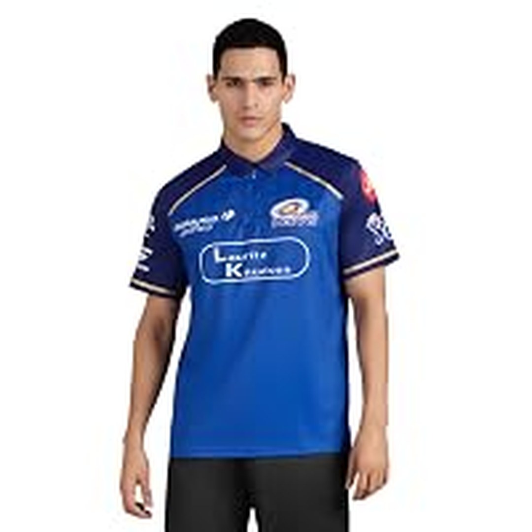 Skechers Mumbai Indians 2026 Men Official IPL Fan Polyester Regular Fit Jersey on Amazon