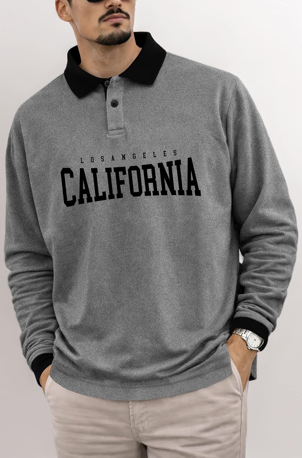 Noble Monk Men's Printed Full Sleeve Casual T-Shirt