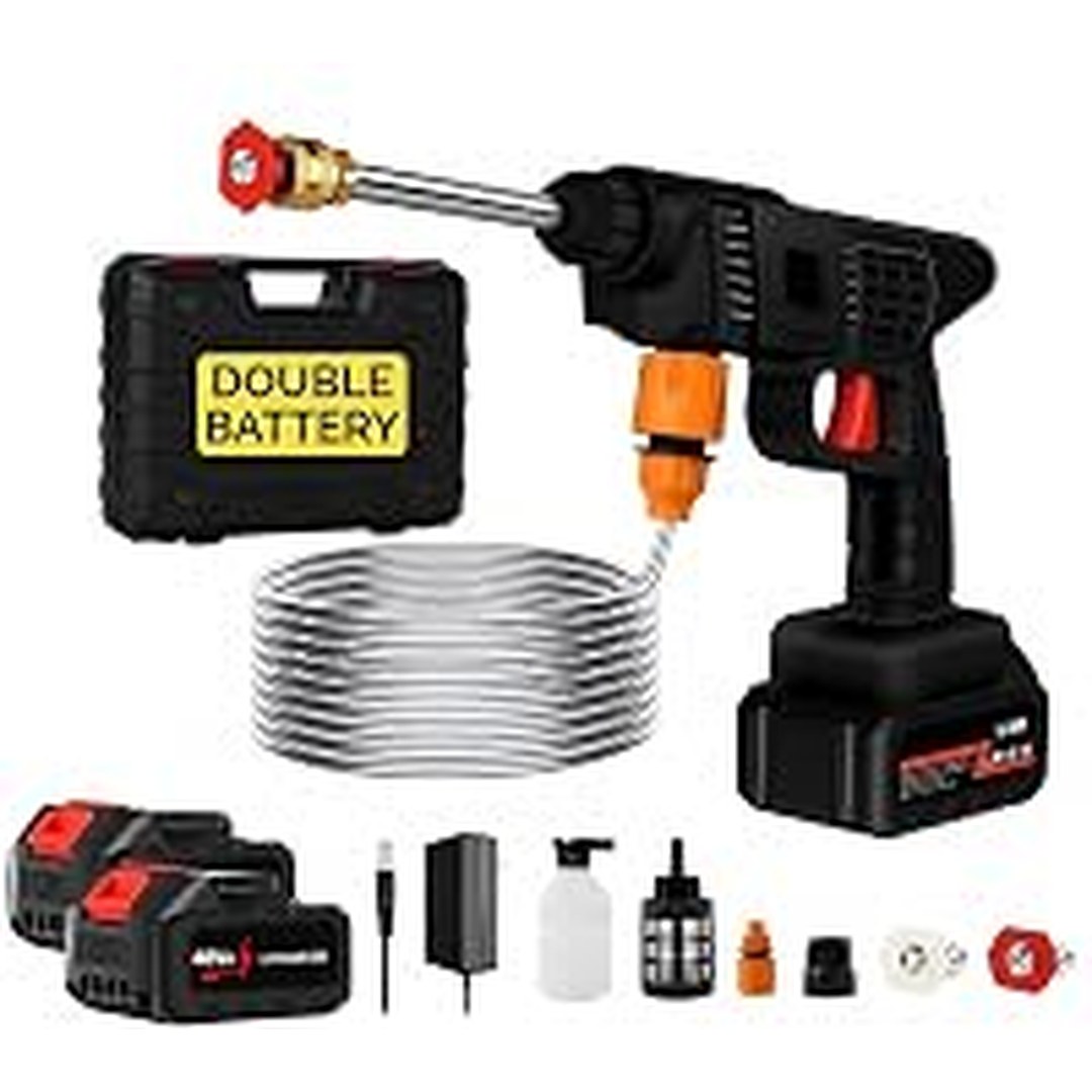 Cordless Pressure Washer Gun for Car & Bike Cleaning Water Spray with Metal on Amazon