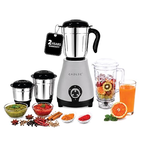 Cadlec BlendCraft 4 Jar 750 Watt Mixer Grinder, High-Power Juicer on Amazon